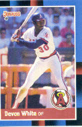 1988 Donruss Baseball Cards    283     Devon White